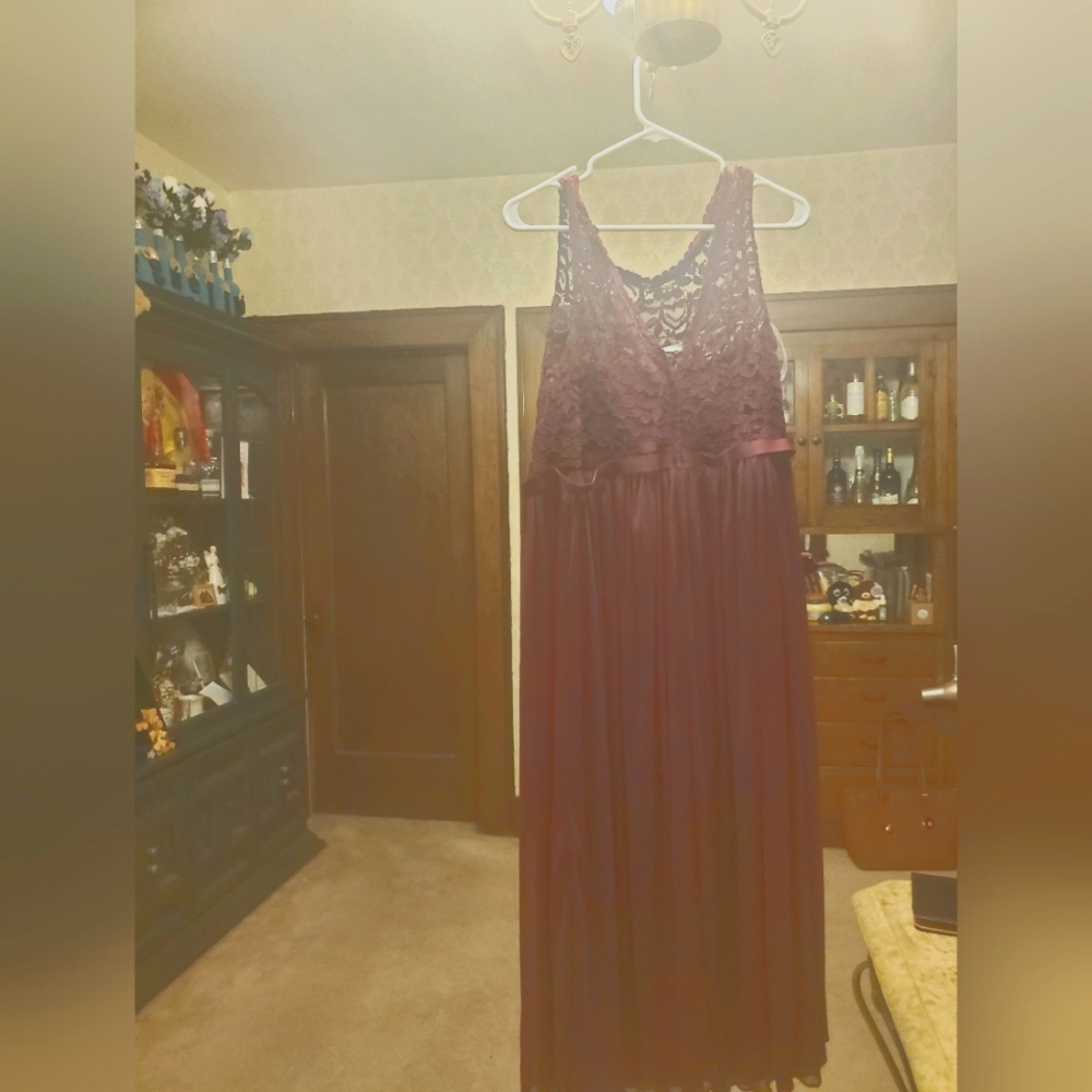 David's Bridal bridesmaid dress